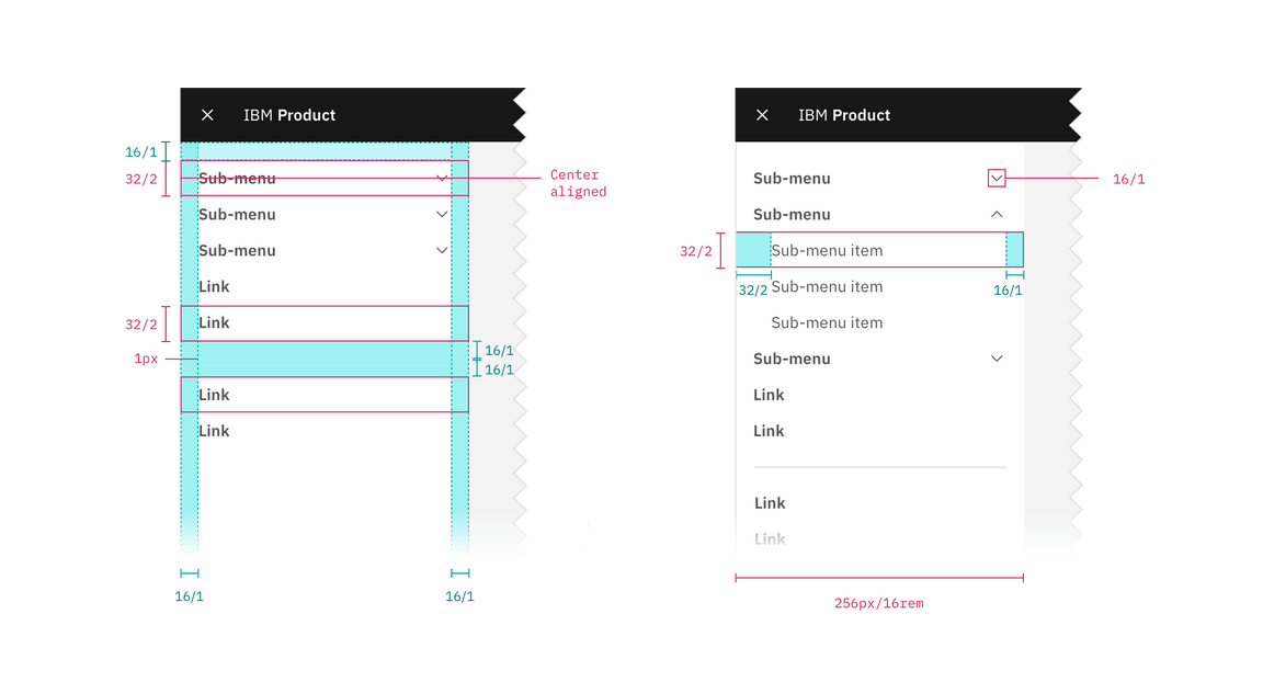 ui shell side-nav